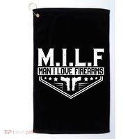 Man I Love Firearms Milf Gun 21330 Golf Towel thumb 0