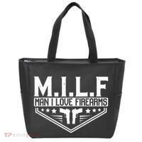 Man I Love Firearms Milf Gun 21330 Tote Bag thumb 0