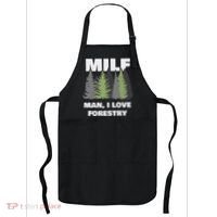 Man I Love Forestry Funny Logger Lumber Apron thumb 0