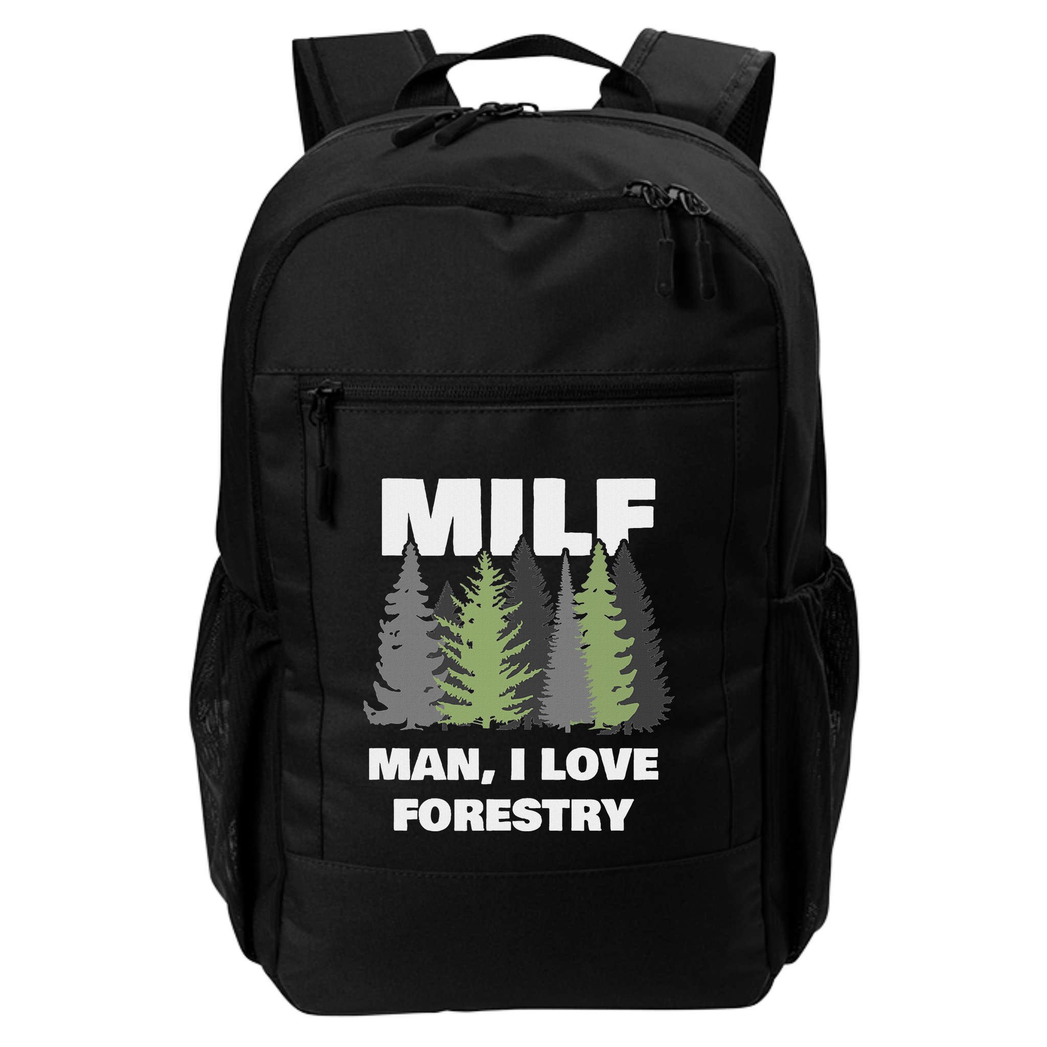 Man I Love Forestry Funny Logger Lumber Backpack
