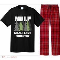 Man I Love Forestry Funny Logger Lumber Pajama Set thumb 0