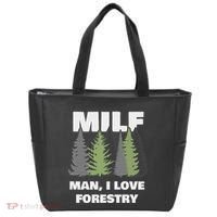 Man I Love Forestry Funny Logger Lumber Tote Bag thumb 0