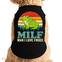 Man I Love Frogs Funny Graphic Plus Size Doggie Tank thumb 0
