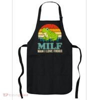Man I Love Frogs Funny Graphic Plus Size Apron thumb 0