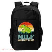 Man I Love Frogs Funny Graphic Plus Size Backpack thumb 0