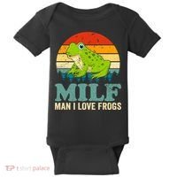 Man I Love Frogs Funny Graphic Plus Size Baby Bodysuit thumb 0