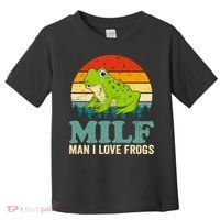 Man I Love Frogs Funny Graphic Plus Size Toddler T-Shirt thumb 0