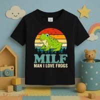 Man I Love Frogs Funny Graphic Plus Size Toddler T-Shirt thumb 3