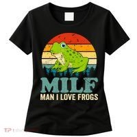 Man I Love Frogs Funny Graphic Plus Size Women's T-Shirt thumb 0