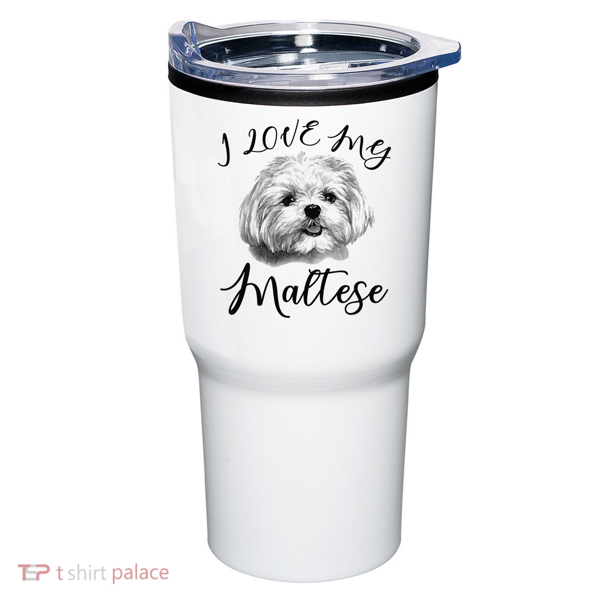 Maltese I Love My Maltese Dog Tumbler