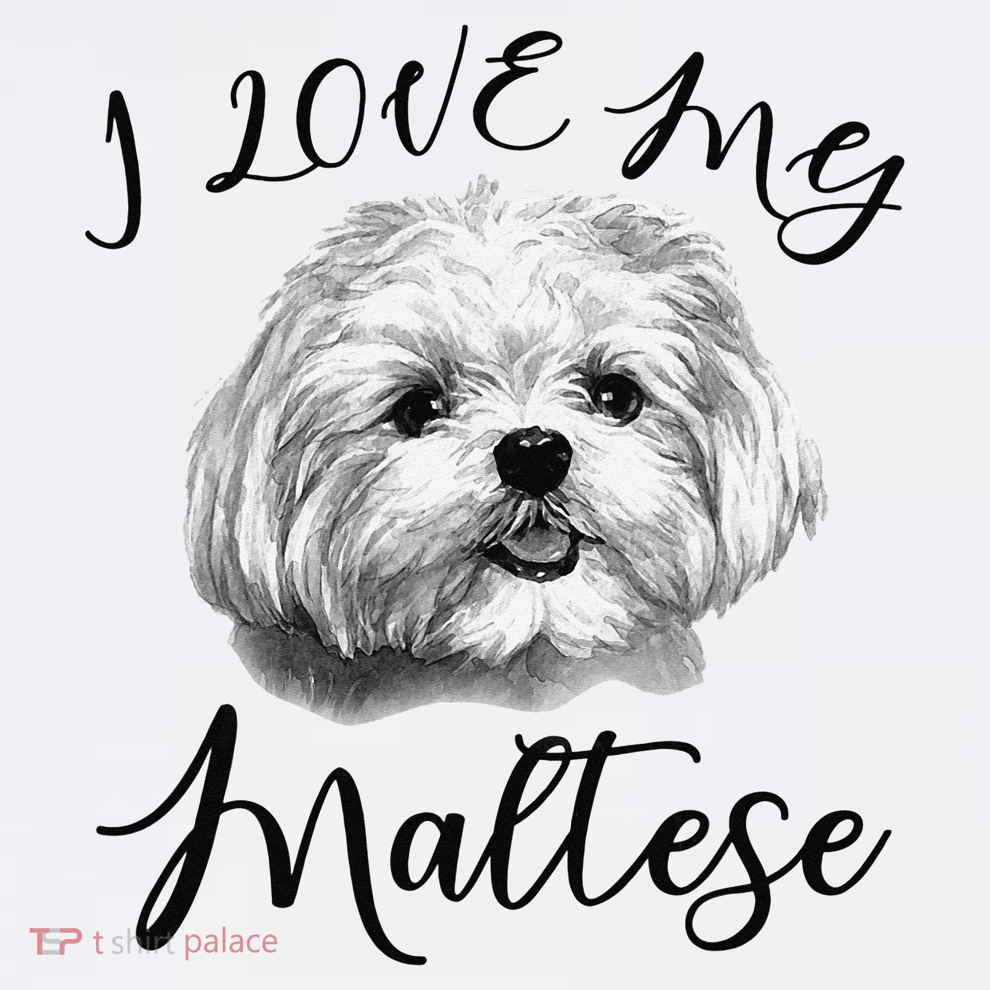 Maltese I Love My Maltese Dog Women's Tank Top