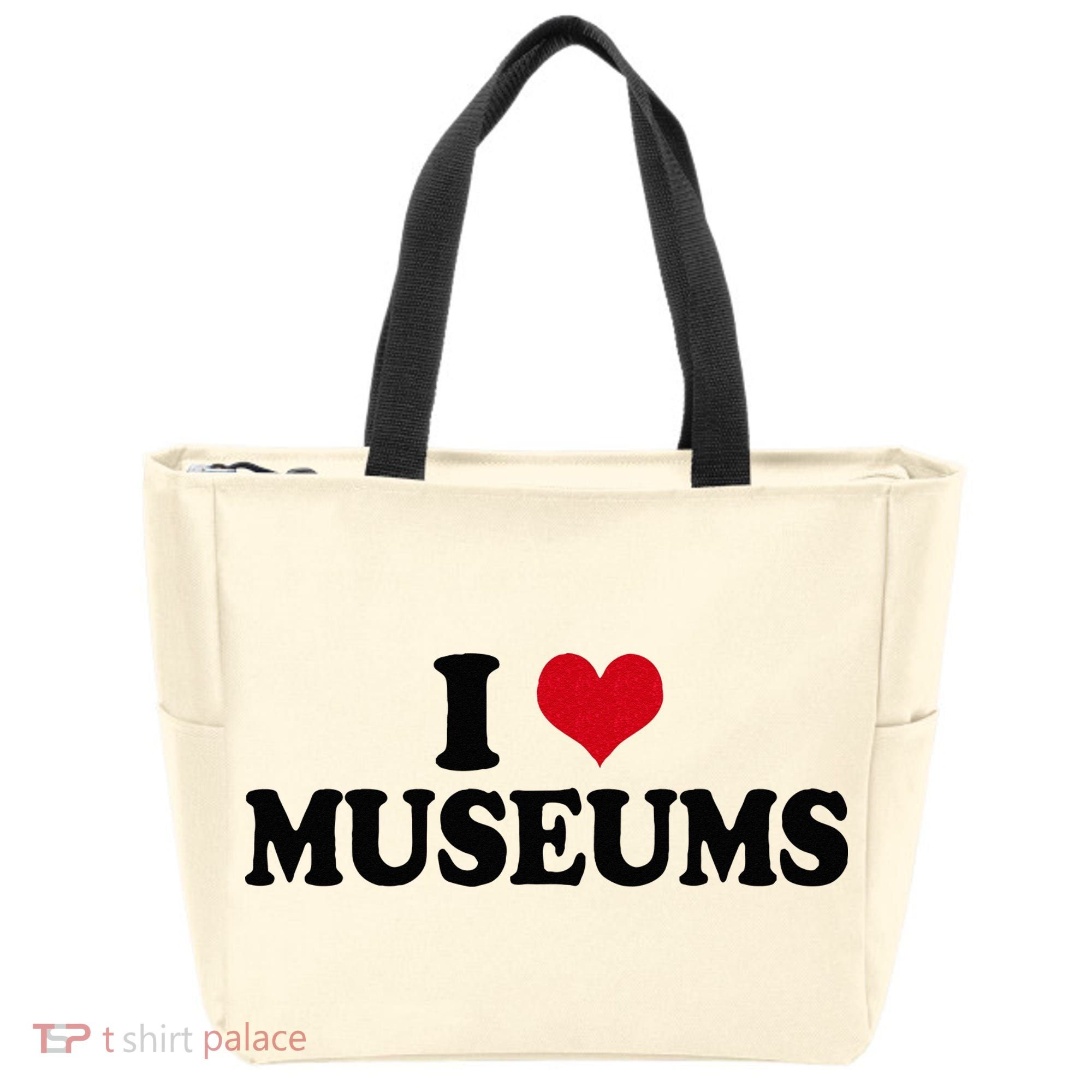 Museum I Love Museums Tote Bag