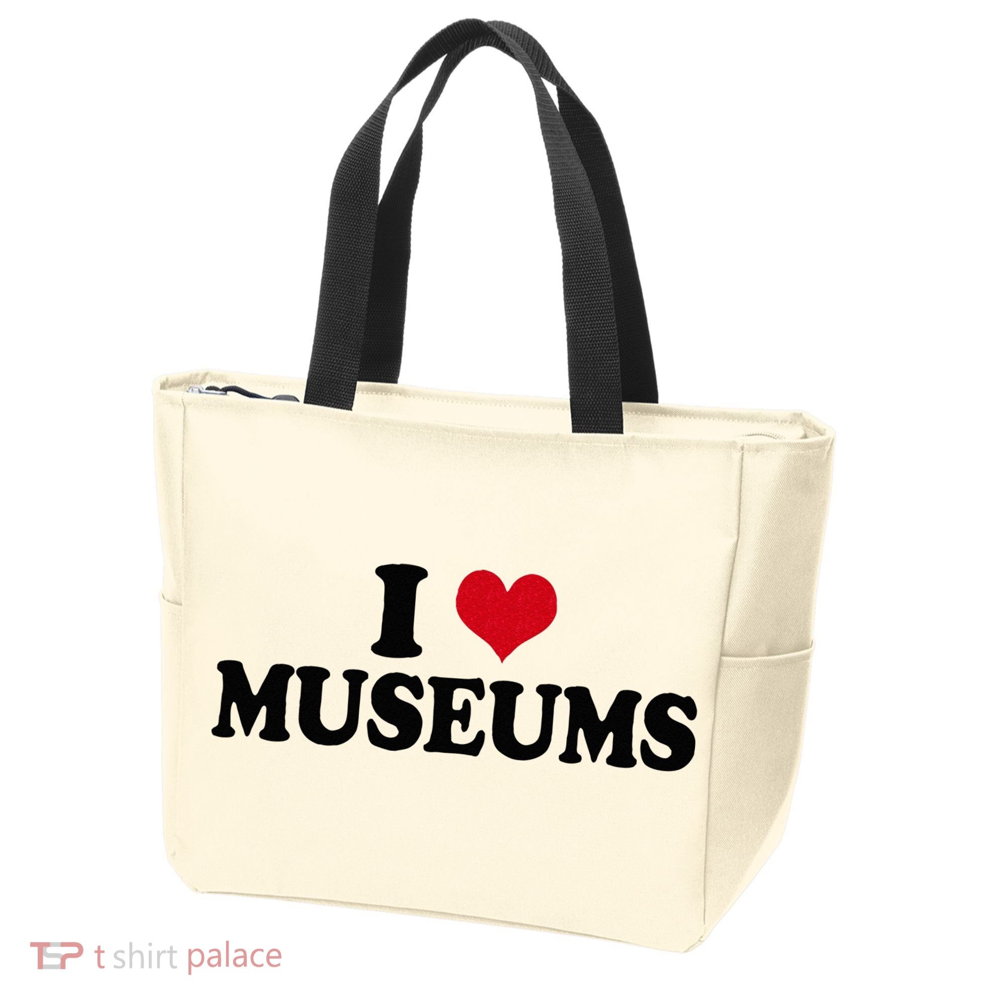 Museum I Love Museums Tote Bag