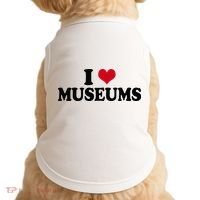 Museum I Love Museums Doggie Tank thumb 0