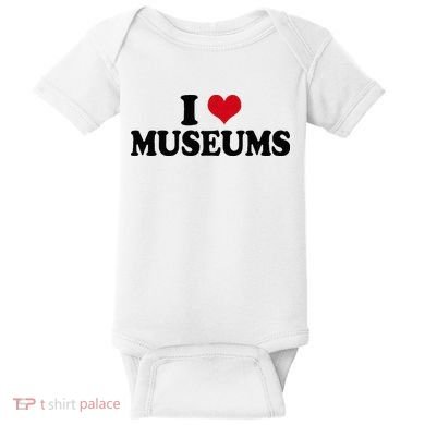 Museum I Love Museums Baby Bodysuit