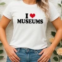 Museum I Love Museums Women's T-Shirt thumb 2