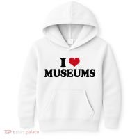 Museum I Love Museums Kids Hoodie thumb 0