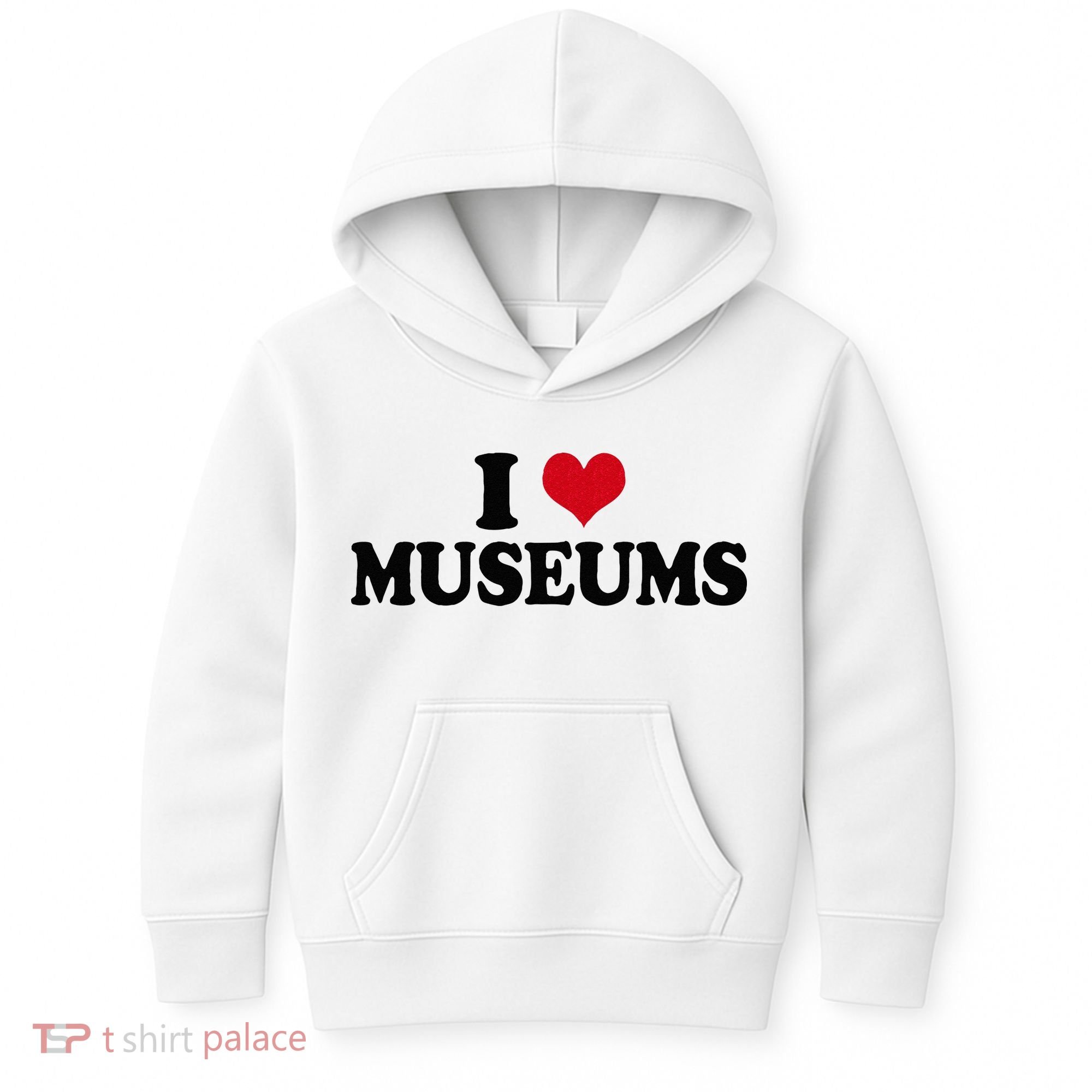 Museum I Love Museums Kids Hoodie