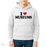 Museum I Love Museums Kids Hoodie thumb 4
