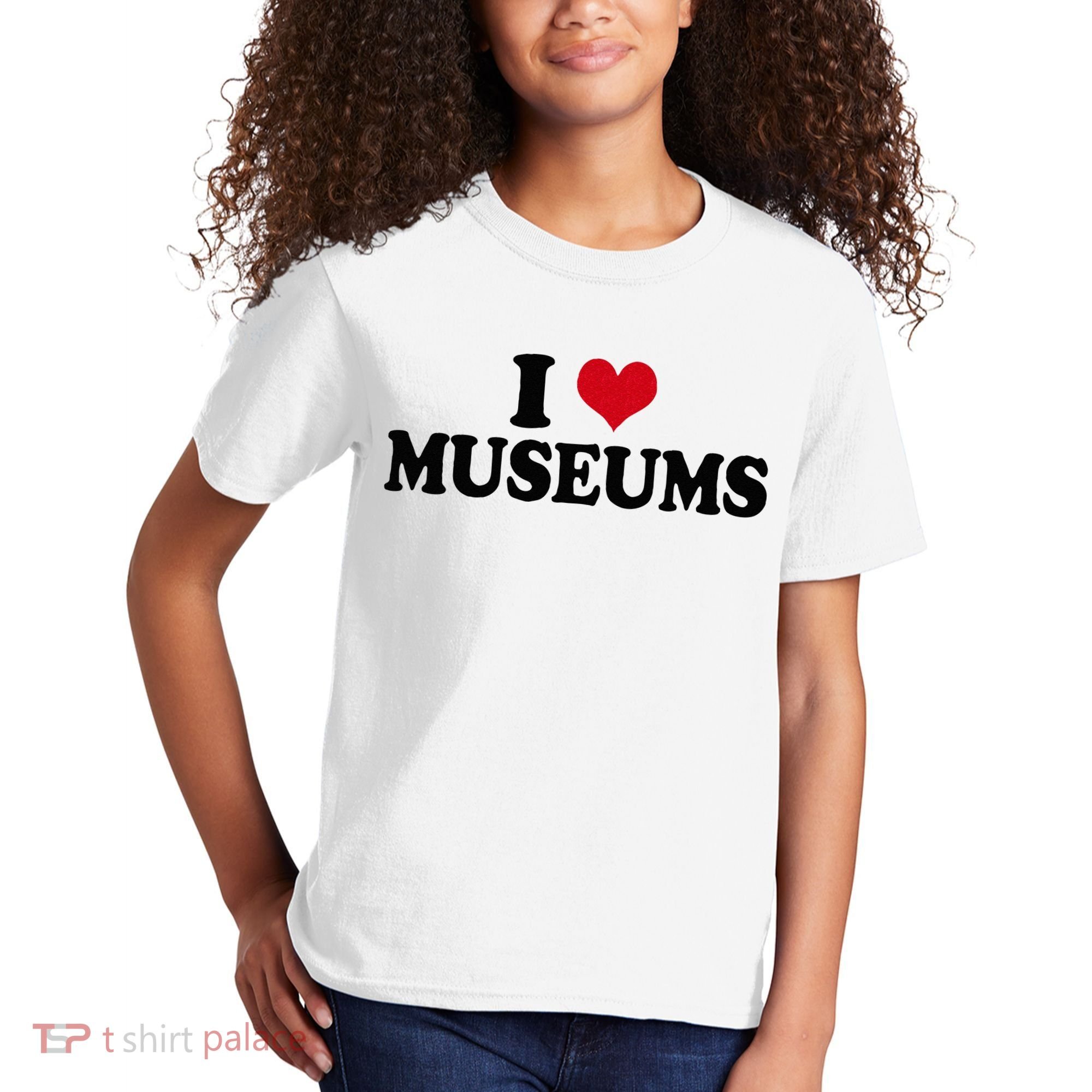 Museum I Love Museums Kids T-Shirt