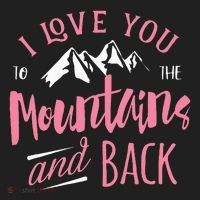 Mountain I Love You To The Mountain And Back Camping Beanie thumb 2