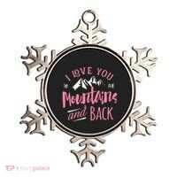 Mountain I Love You To The Mountain And Back Camping Ornament thumb 0