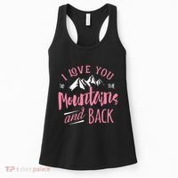 Mountain I Love You To The Mountain And Back Camping Women's Tank Top thumb 0