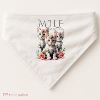 Man I Love Felines USA-Made Doggie Bandana thumb 0