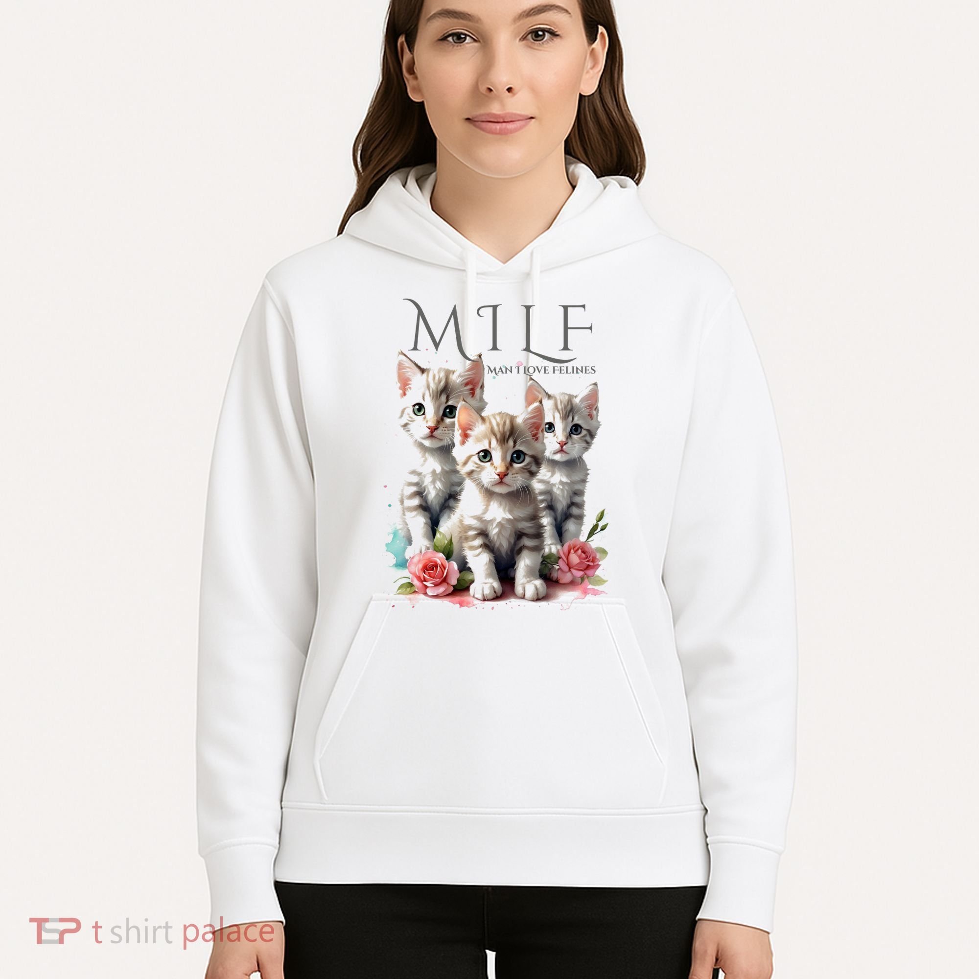 Man I Love Felines Hoodie