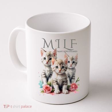 Man I Love Felines Coffee Mug