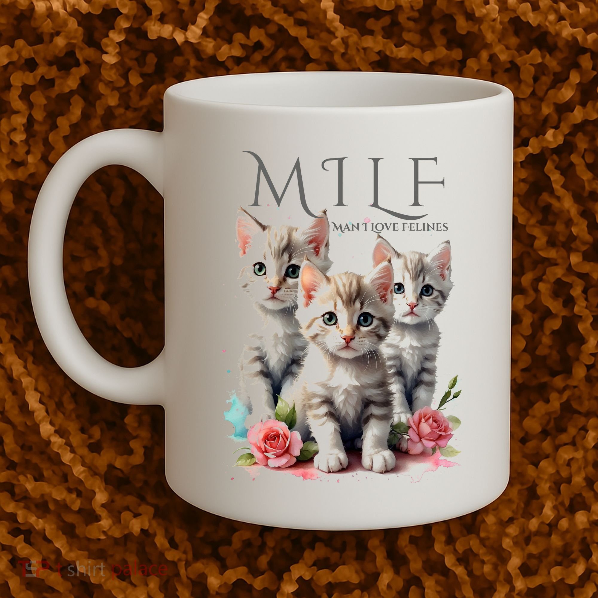 Man I Love Felines Coffee Mug