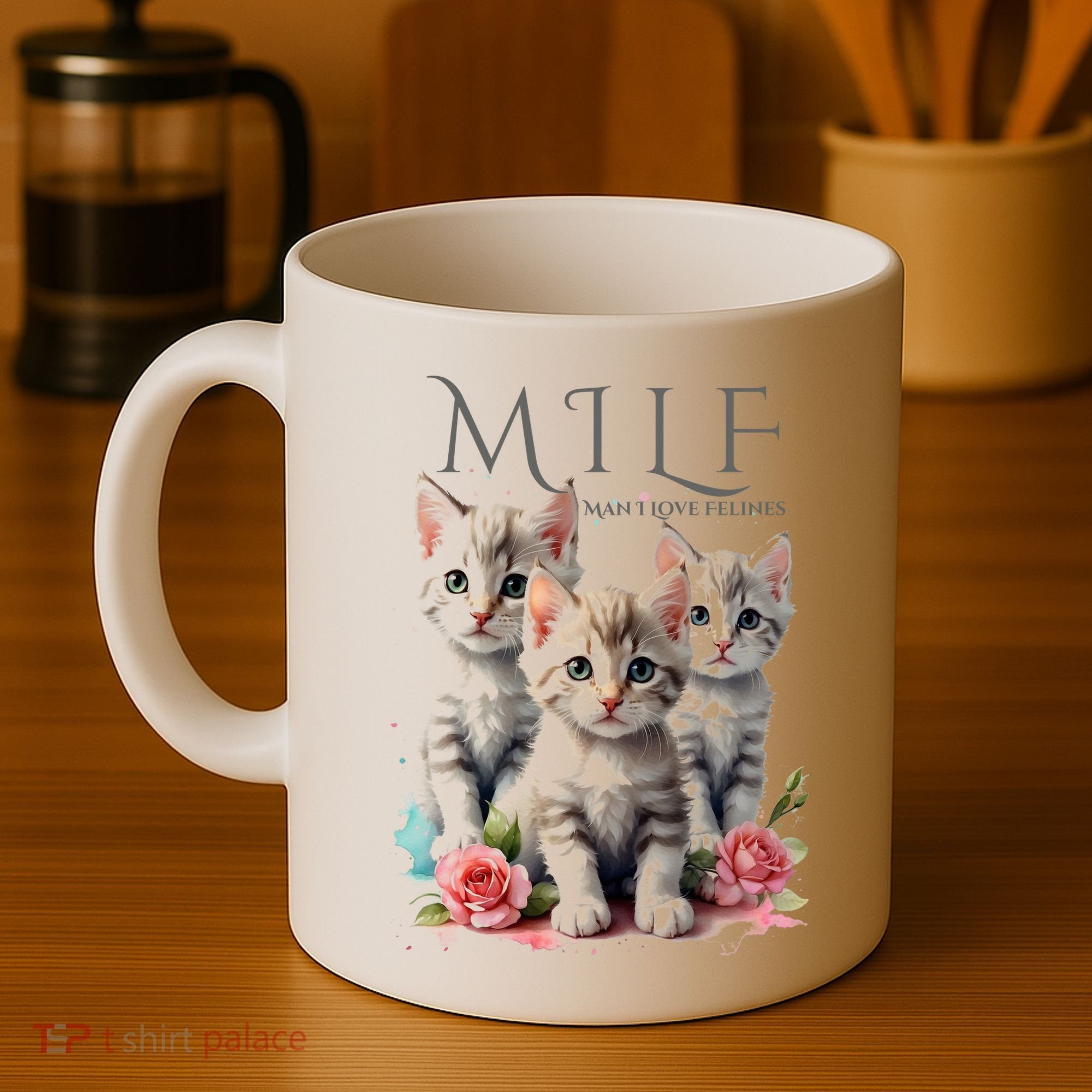 Man I Love Felines Coffee Mug