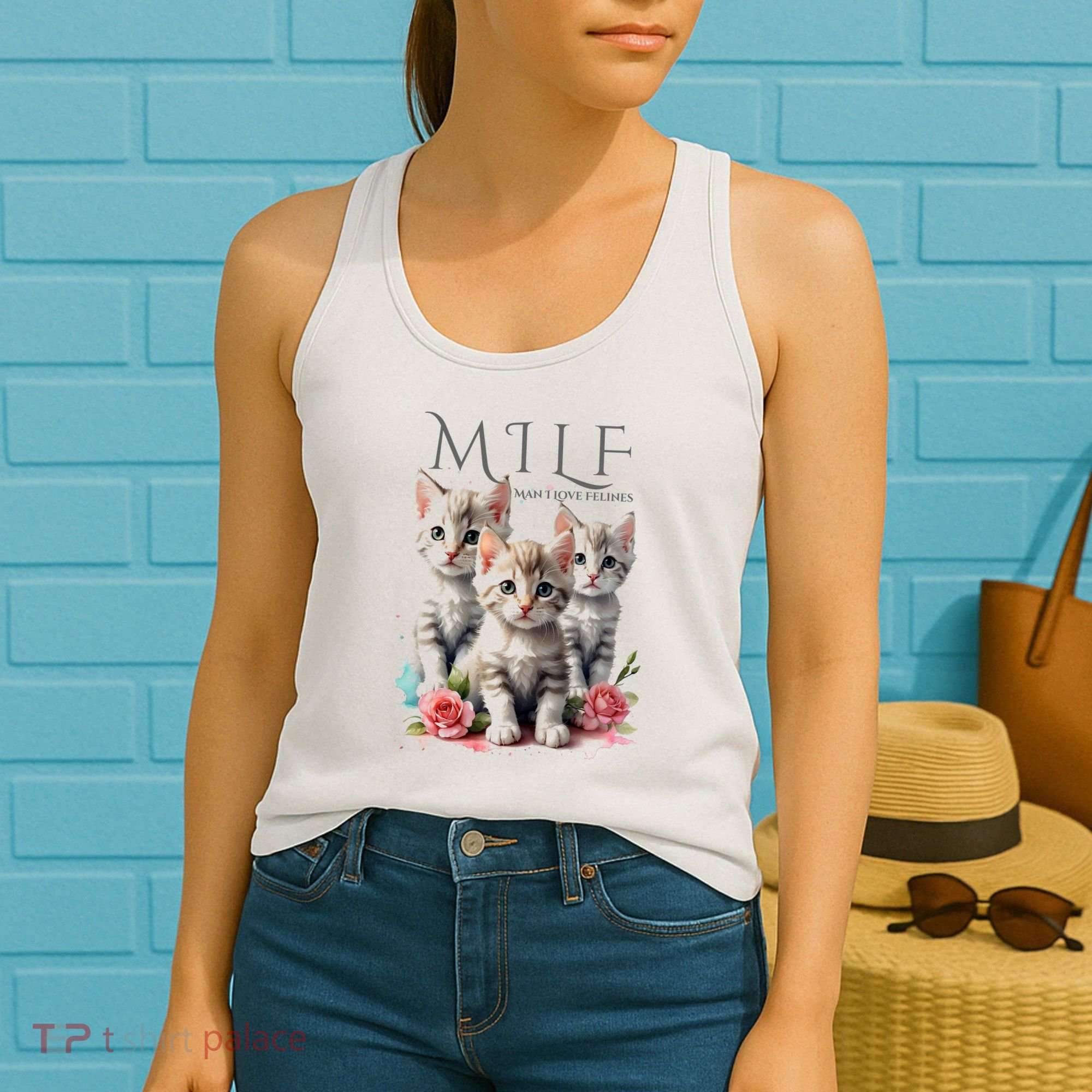 Man I Love Felines Women's Tank Top
