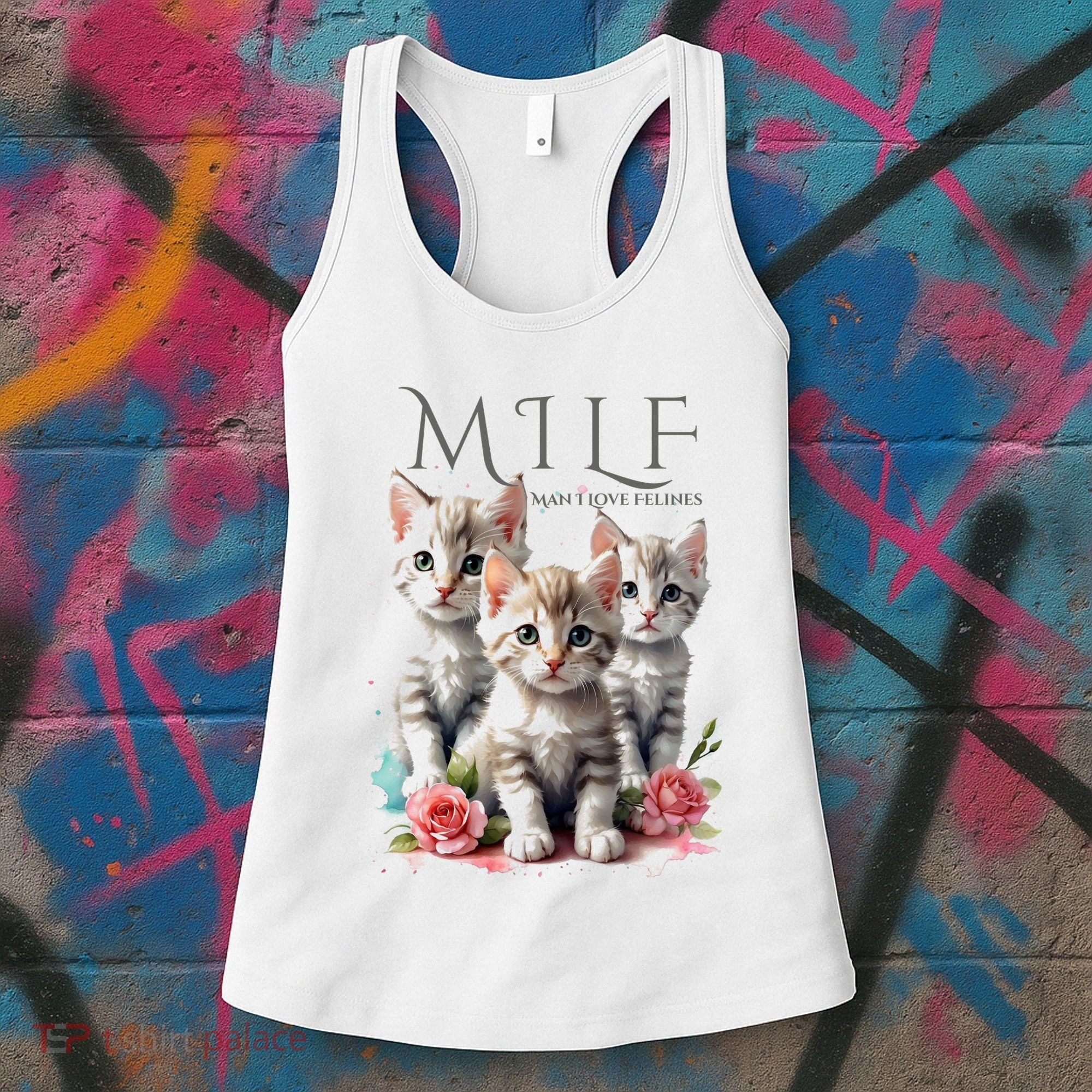 Man I Love Felines Women's Tank Top