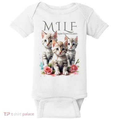 Man I Love Felines Baby Bodysuit