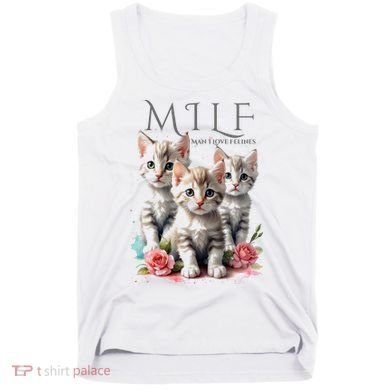 Man I Love Felines Tank Top