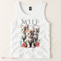 Man I Love Felines Tank Top thumb 2