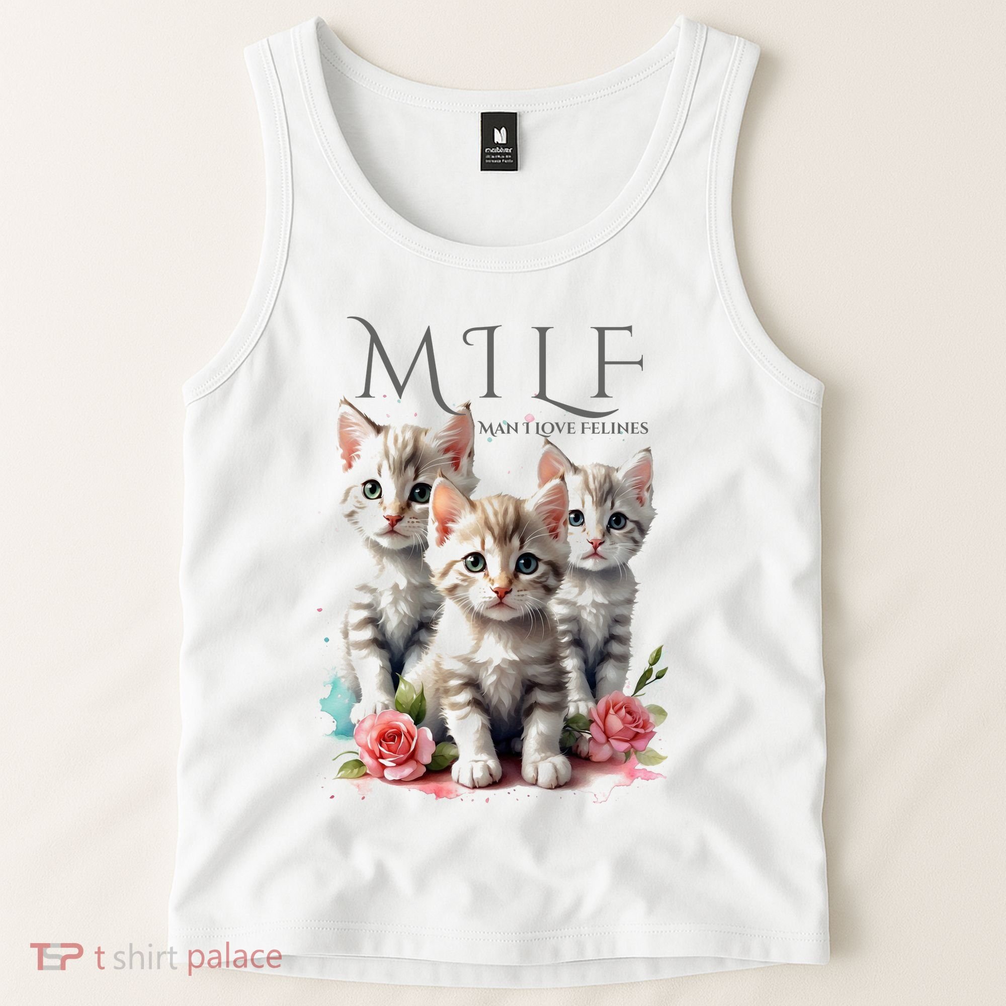 Man I Love Felines Tank Top