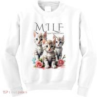 Man I Love Felines Kids Sweatshirt thumb 0