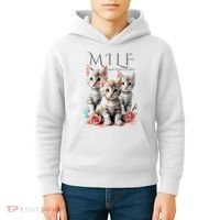 Man I Love Felines Kids Hoodie thumb 4