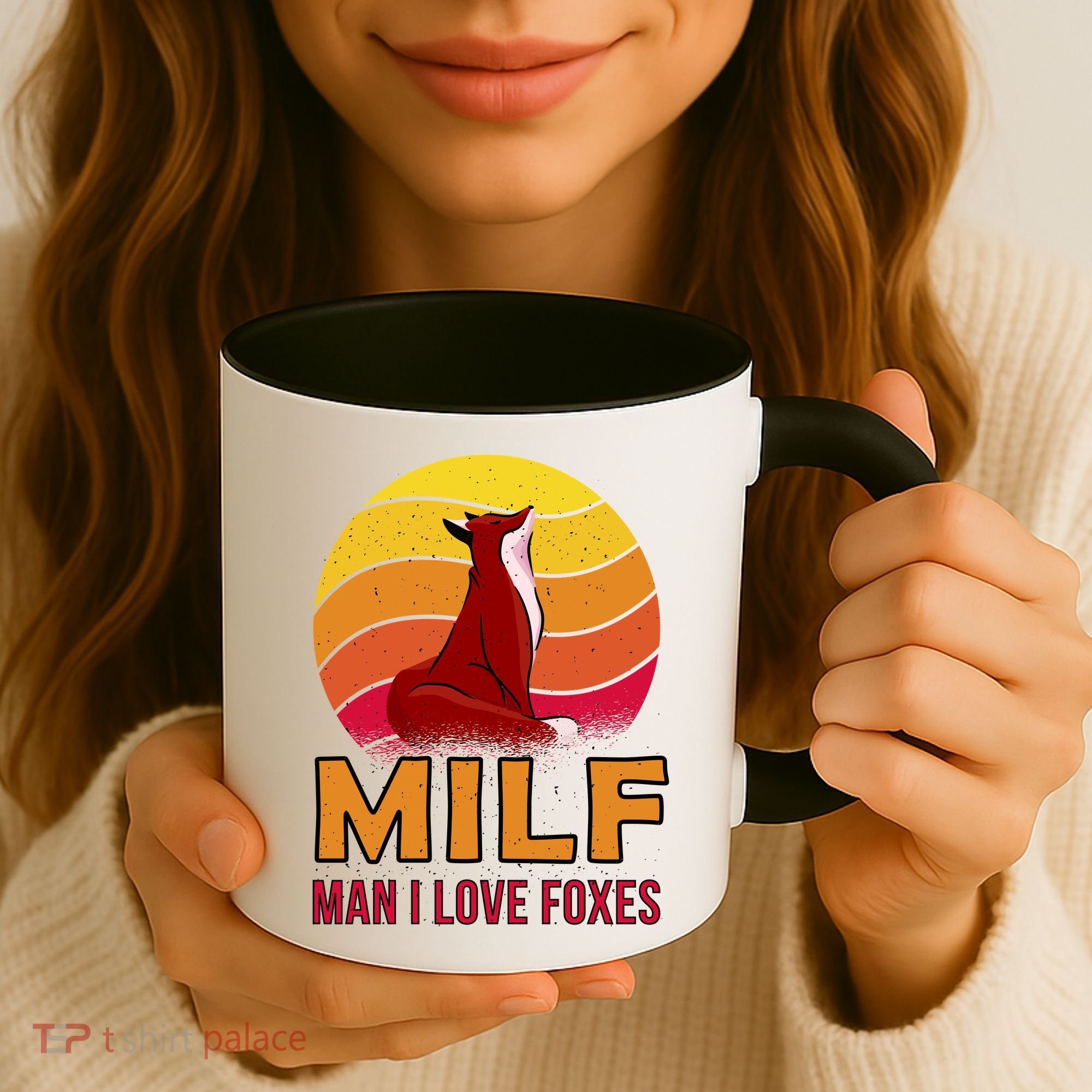 Man I Love Foxes MILF Coffee Mug