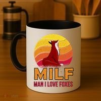 Man I Love Foxes MILF Coffee Mug thumb 4