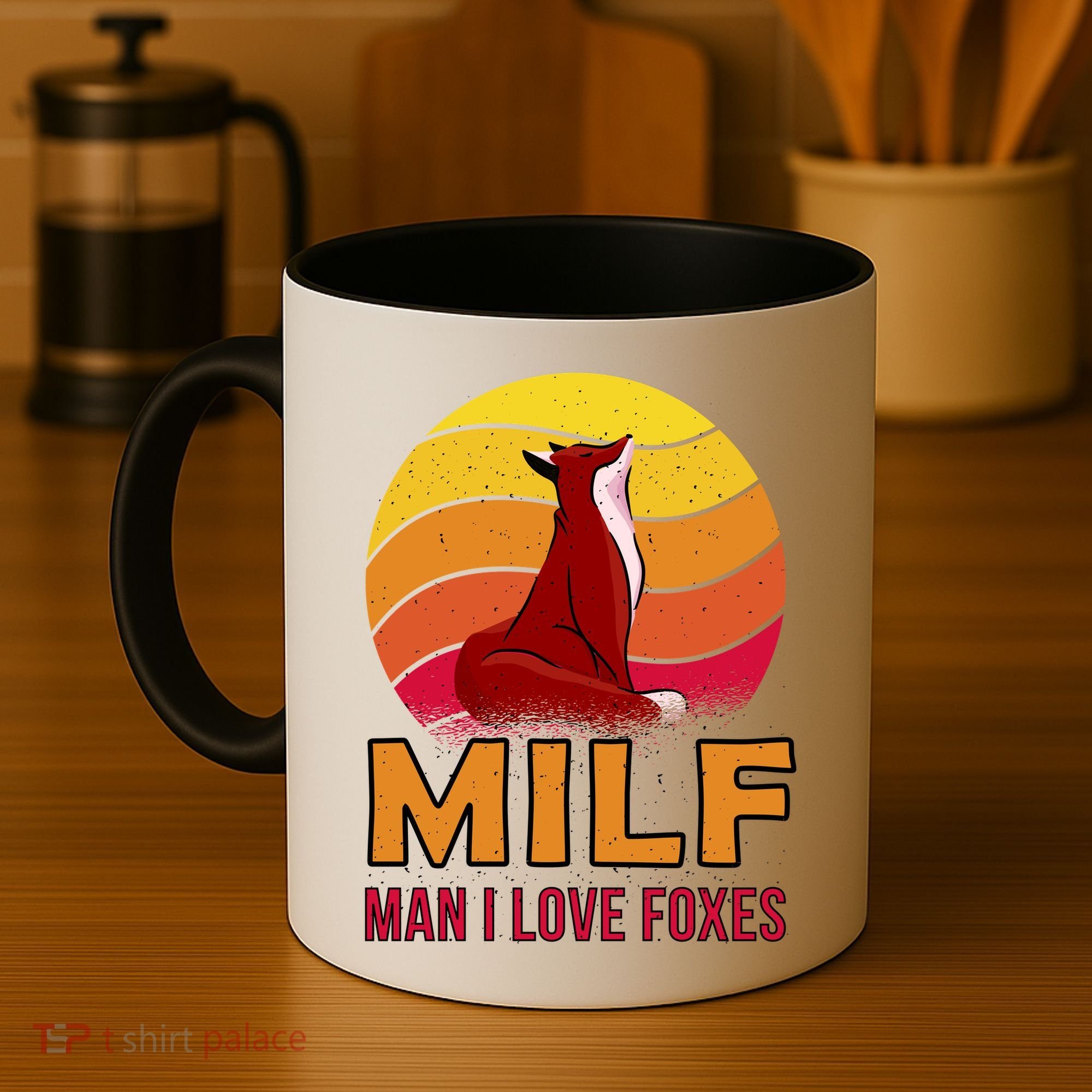 Man I Love Foxes MILF Coffee Mug