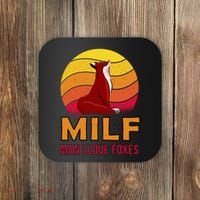 Man I Love Foxes MILF Coaster thumb 0