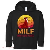 Man I Love Foxes MILF Toddler Hoodie thumb 0
