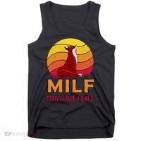 Man I Love Foxes MILF Tank Top thumb 0