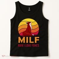Man I Love Foxes MILF Tank Top thumb 2