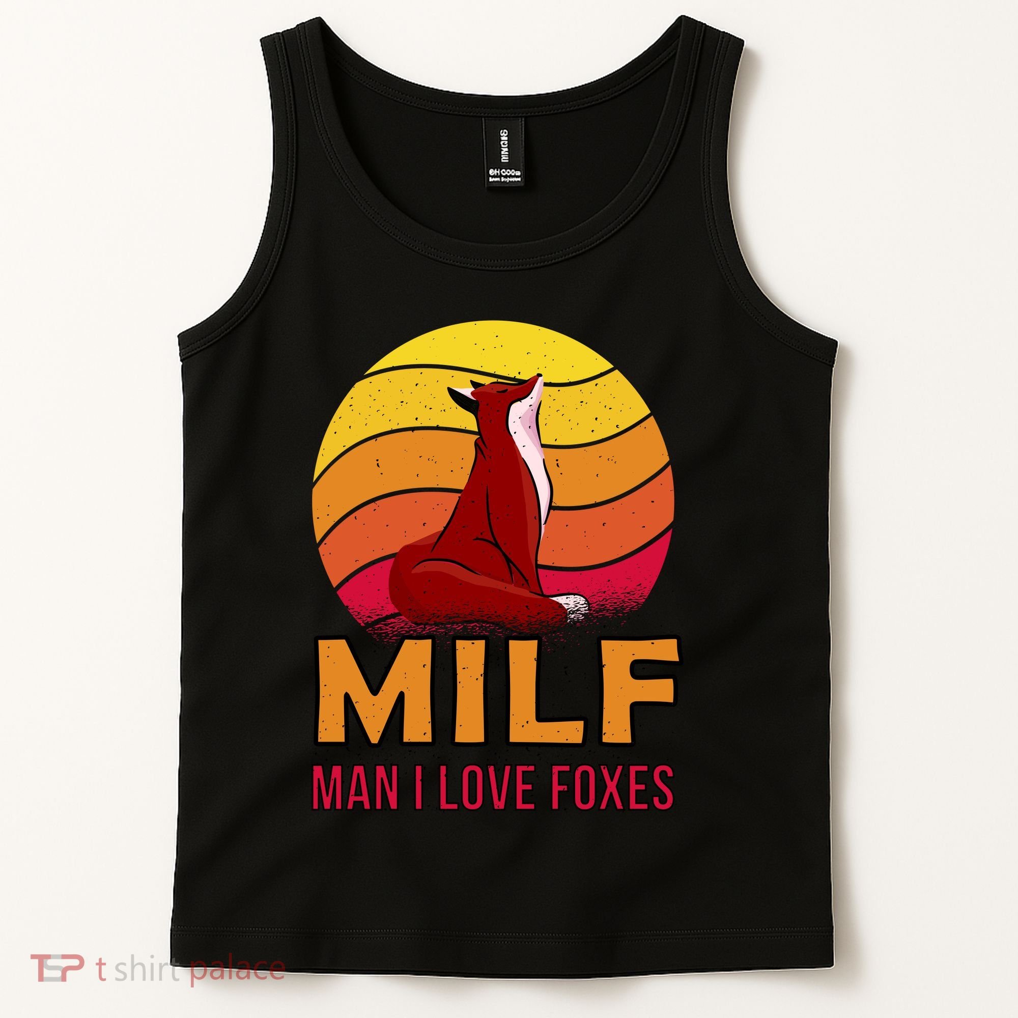 Man I Love Foxes MILF Tank Top