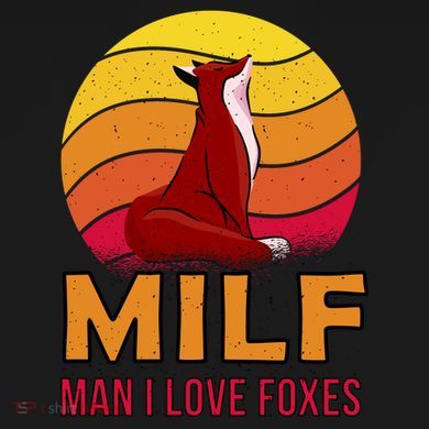 Man I Love Foxes MILF Tank Top