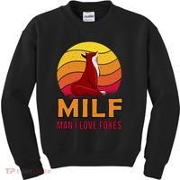 Man I Love Foxes MILF Kids Sweatshirt thumb 0